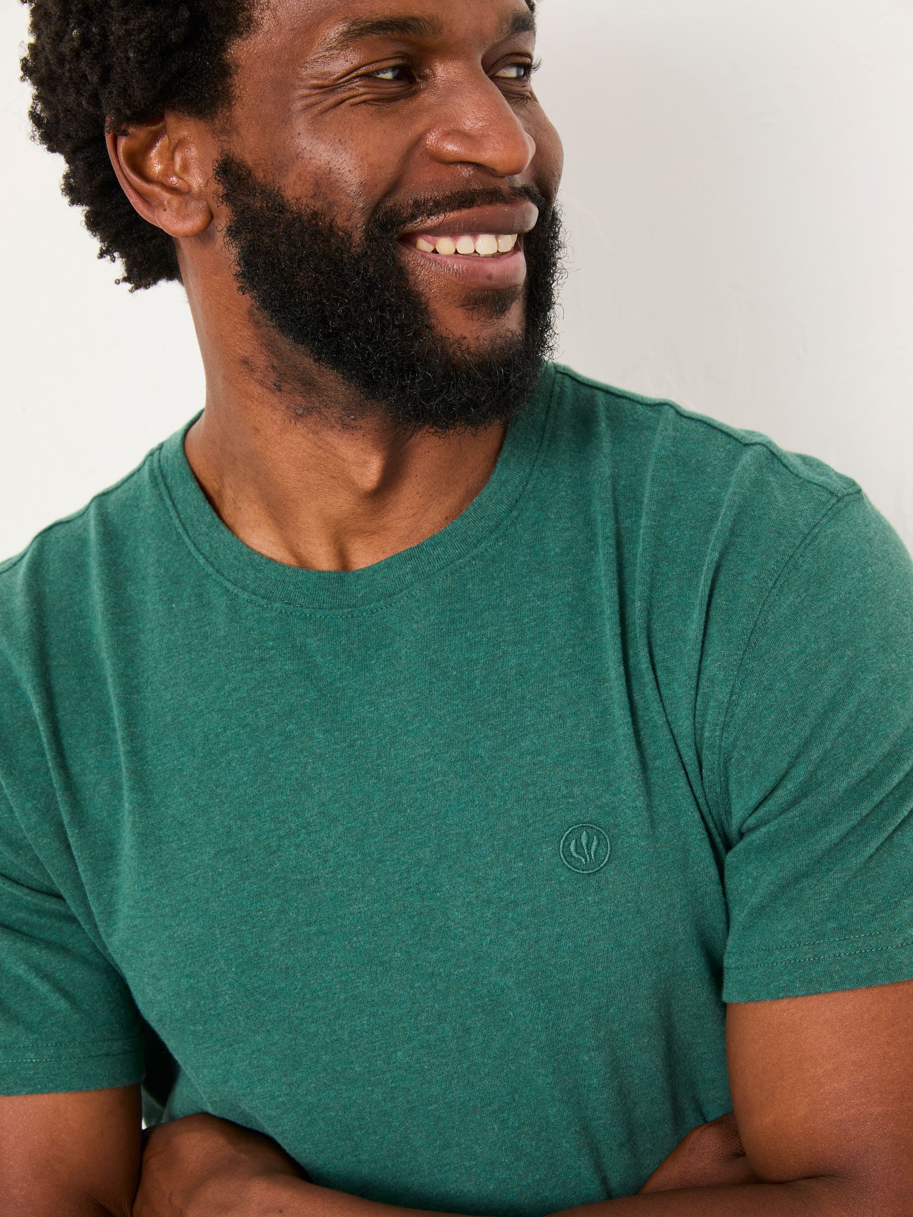 Medium groen - FatFace T-shirt met korte mouwen
