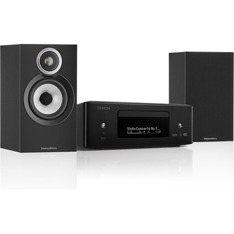 Chaine HiFi Denon Pack RCD-N12DAB et Enceinte Bowers & Wilkins 607 Black