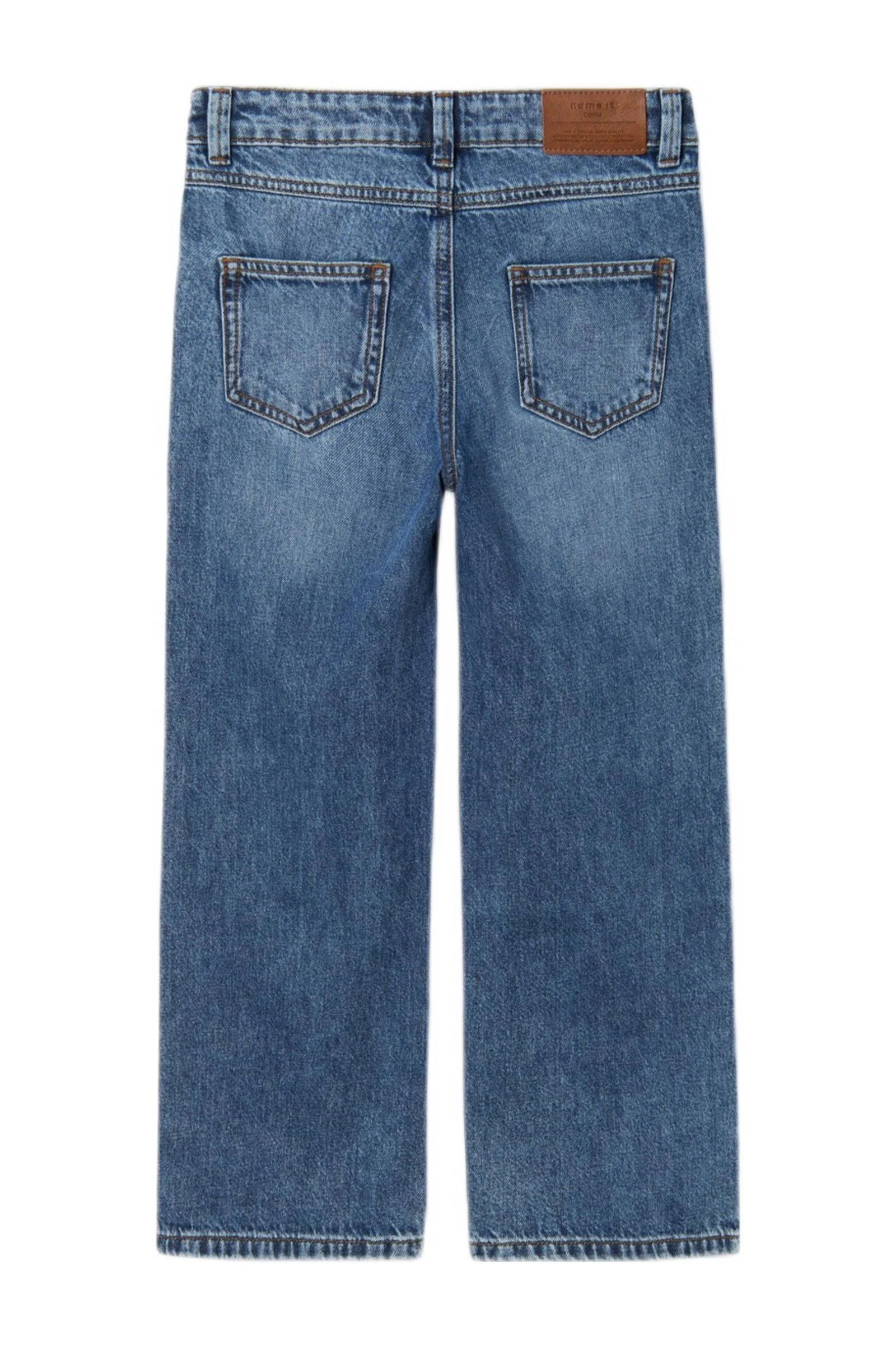 NAME IT wide leg jeans NKFROSE dark blue denim