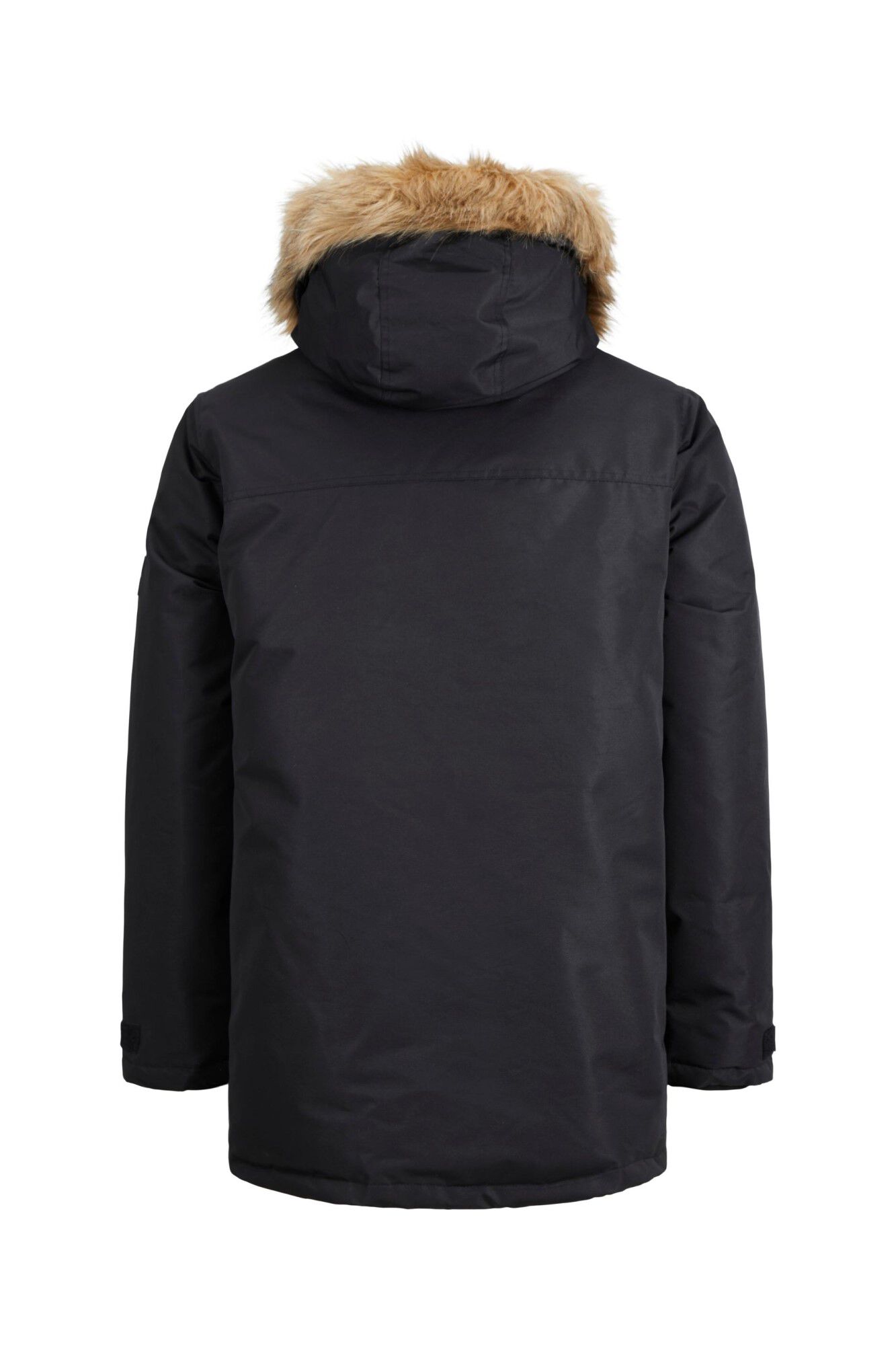 Parka com capuz de pele