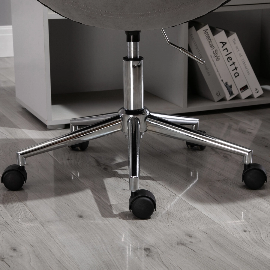 HOMCOM Bürostuhl ergonomisch grau