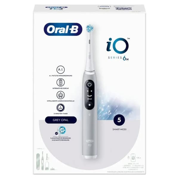 Oral-B iO Series 6 elektrisk tannbørste - Grå