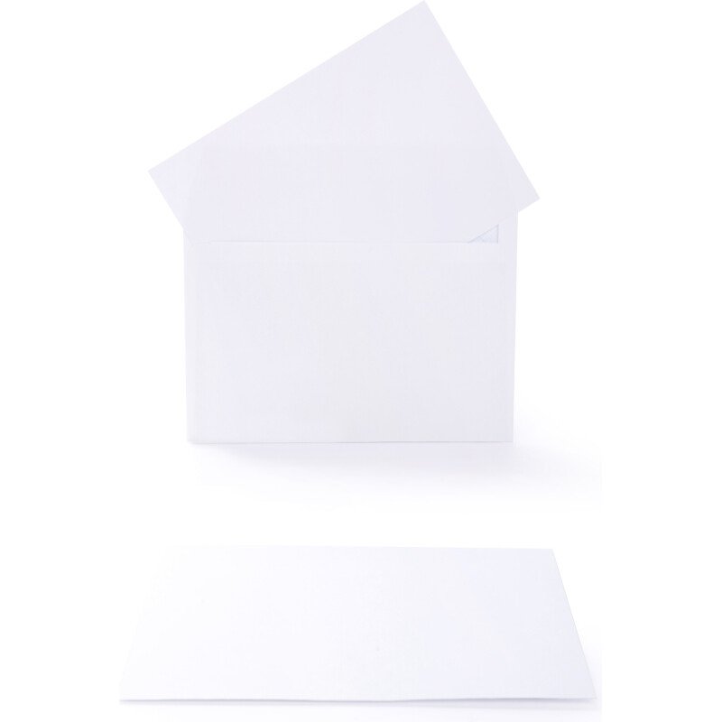 Paquet De 15 Cartes De Visite + 15 EnveloPPes 114X162 Oxford