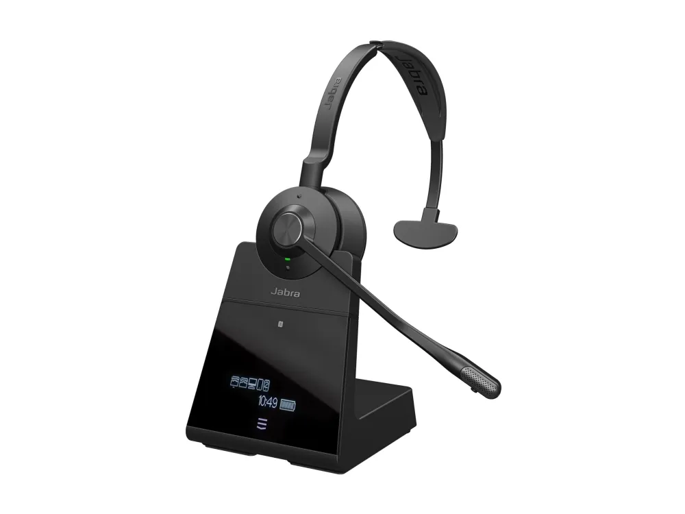 Jabra Engage 75 SE Mono - Headset - på øret - DECT / Bluetooth - trådløs - NFC - Zoom Certified, Google Meet Certified, Amazon Chime Certified, Certified for Microsoft Teams Open Office, Works With Chromebook Certified, UC-certificeret