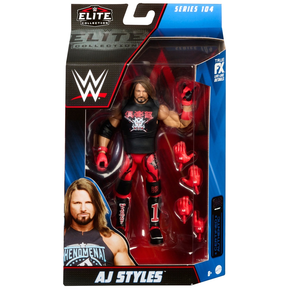 WWE Elite Series 104 AJ Styles Actionfigur