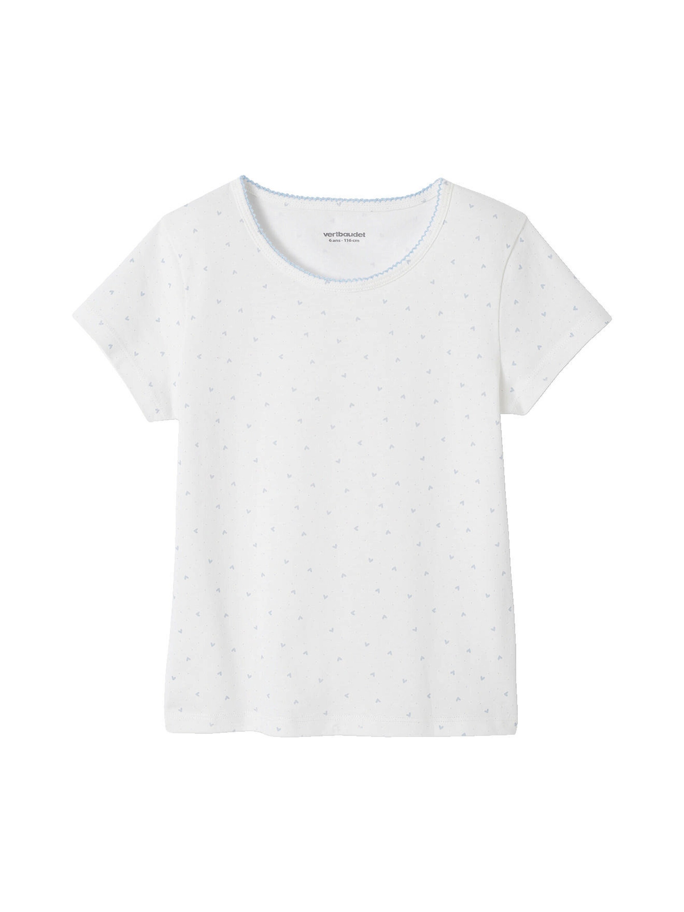 Vertbaudet 3er-Pack Mädchen T-Shirts BASIC weiß