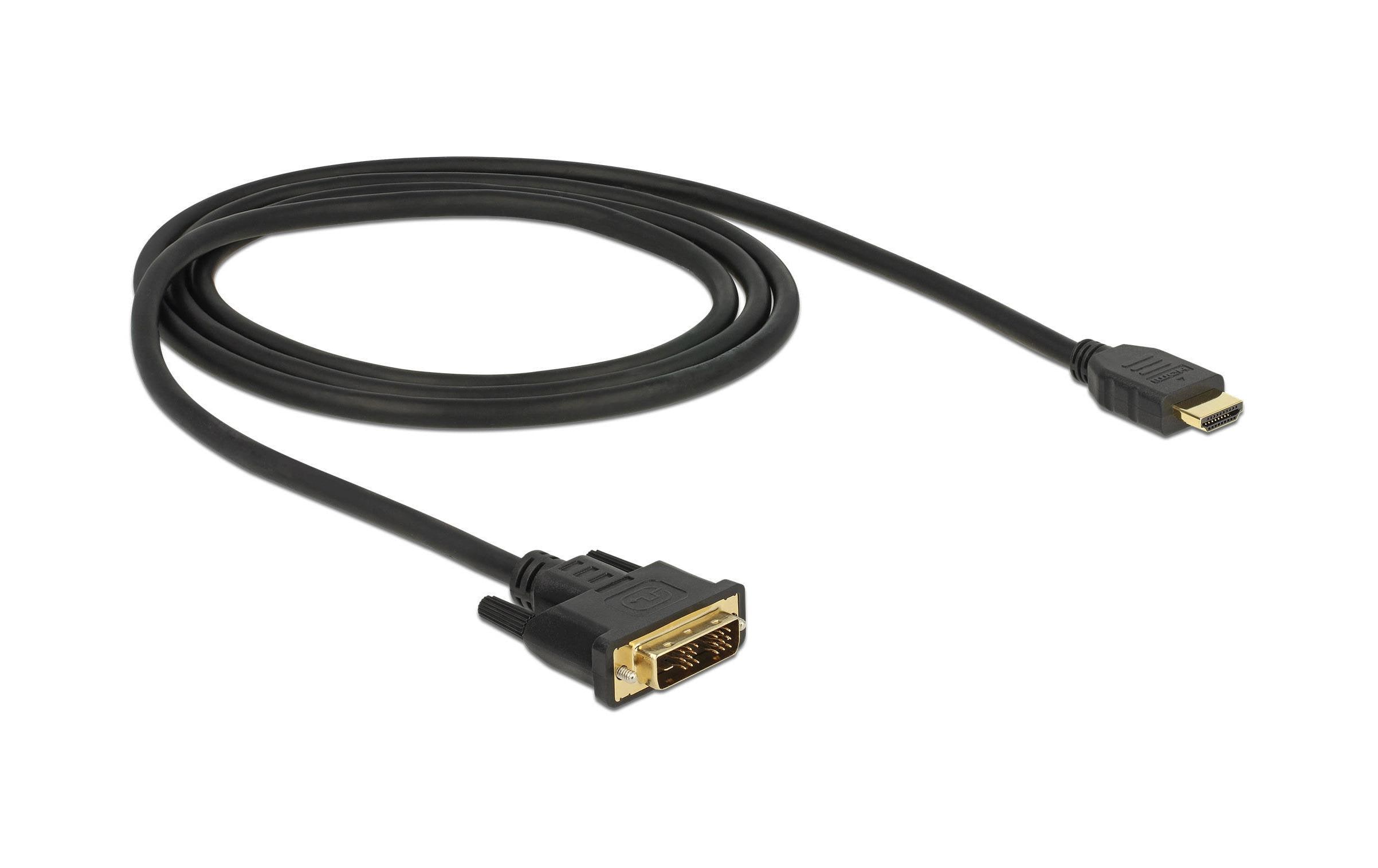 Kabel DVI-D – HDMI Typ A, 1 m DVI-D - HDMI, 1 mVideo-Kabel
