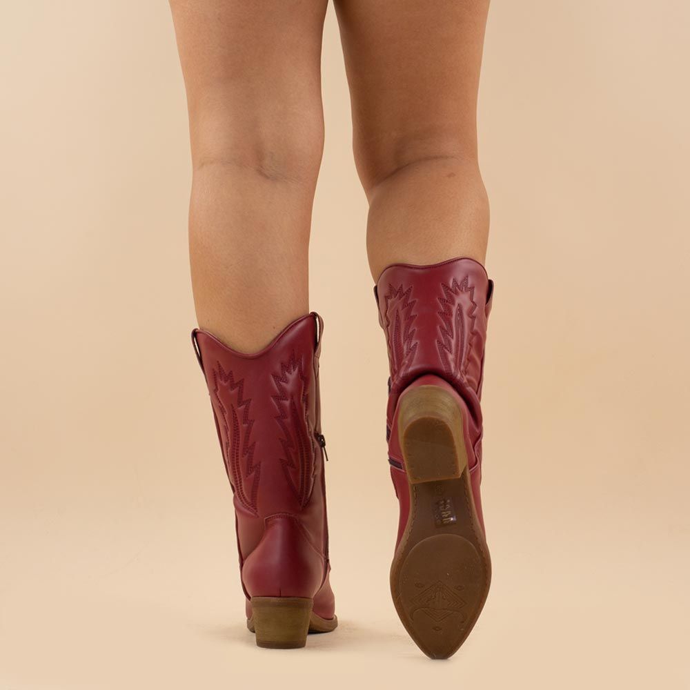 La Pintura cowboyboots Varsy Scarlet