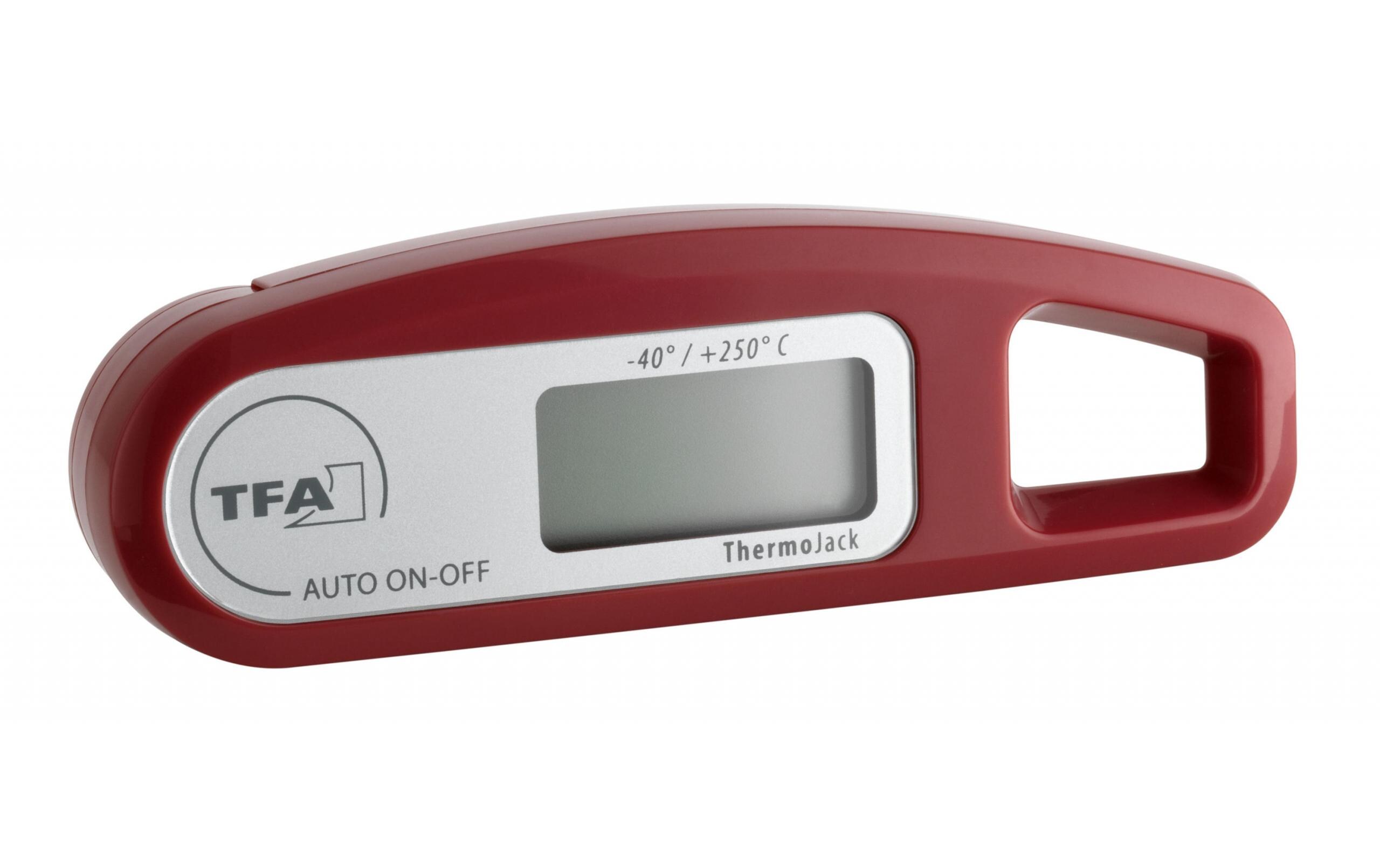 Einstichthermometer THERMO JACK, BordeauxDigitales Einstichthermometer