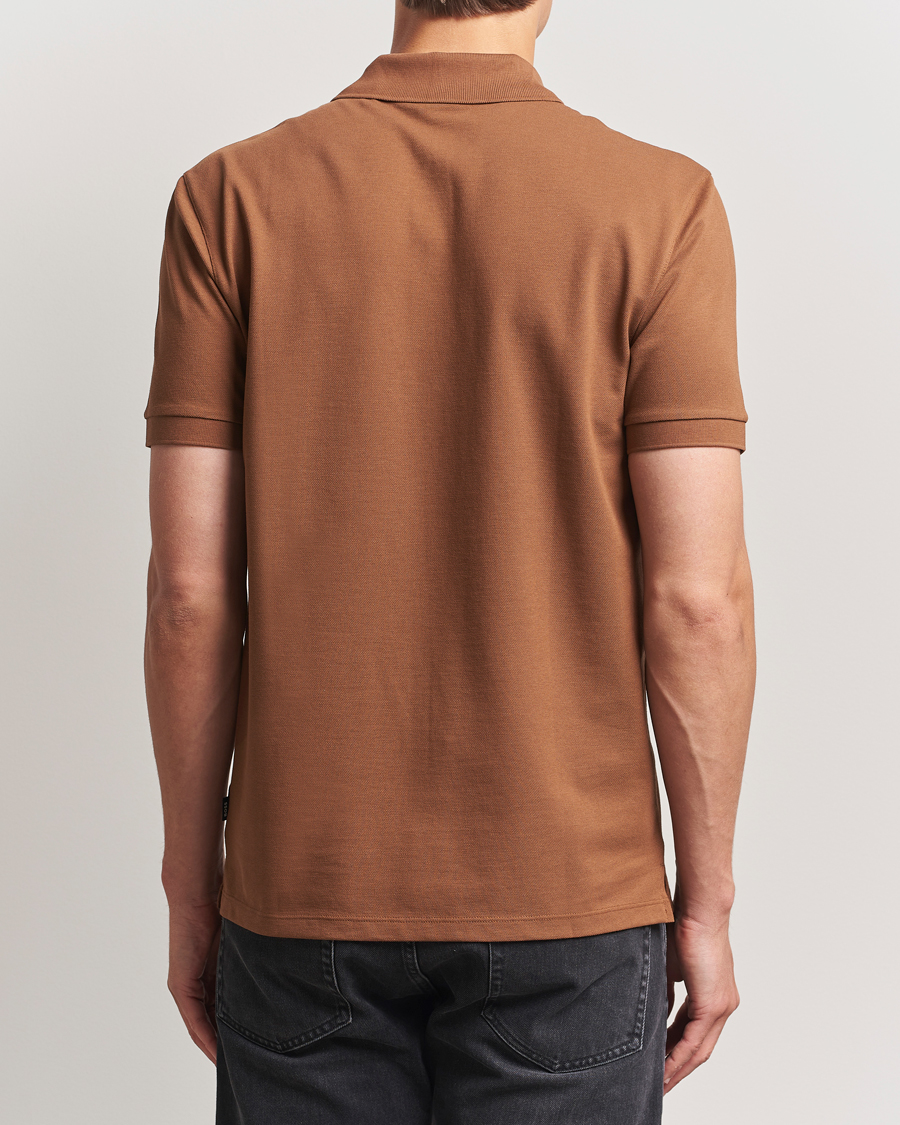 BOSS BLACK Pallas Polo Medium Brown
