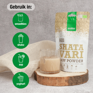 Purasana Vegan Shatavari Raw Powder 200GR