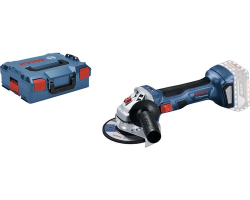 Accu haakse slijper GWS 18V-7 125mm, zonder accu en lader, inclusief L-BOXX