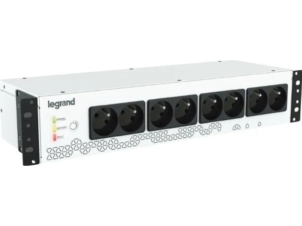 Legrand Keor PDU 800 - UPS (rackversion) - AC 230 V - 480 Watt - 800 VA - 9 At - USB - output-stikforbindelser: 8 - 2U - 19