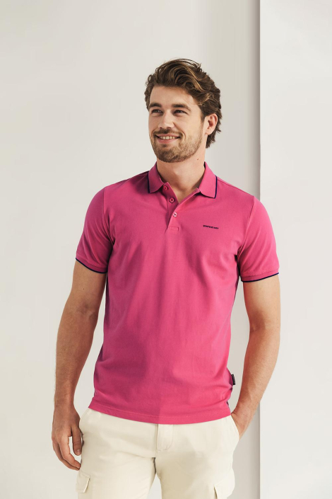 State of Art roze heren polo