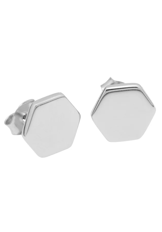 Firetti Paar Ohrstecker »Schmuck Geschenk Ohrschmuck Sechseck« Made in Germany