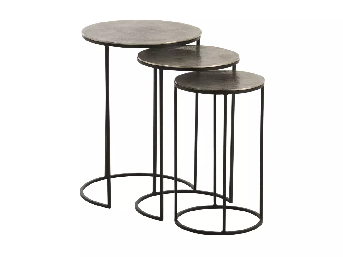 Lot de 3 Tables Gigognes Design 