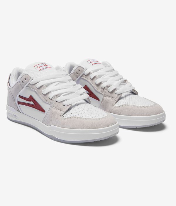 Lakai x Chocolate Telford Low Schuh (white red II)