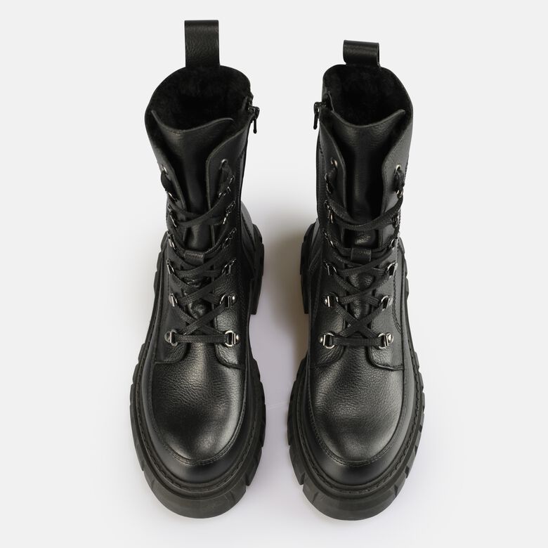 Scape Laceup HI Warm Bottines, noir