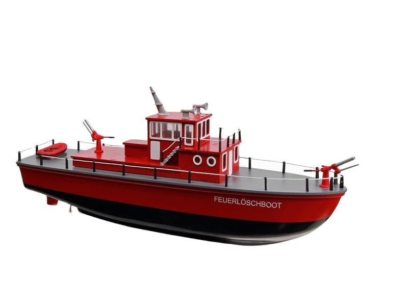 HACKER Model Production Feuerlöschboot Bausatz RC Feuerwehr Löschboot Bausatz