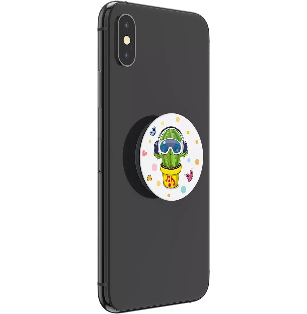 PopGrip Basic Finger Griff Halterung für Smartphones / Tablets (70114) - Cool Cactus