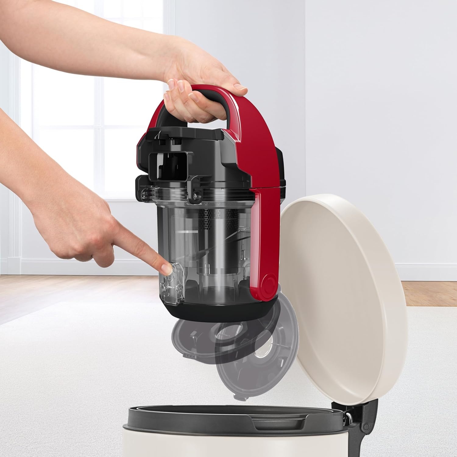 BOSCH BGC05AAA2 Staubsauger ohne Beutel - 78 dB - Behälterkapazität 1,5 l - Waschbarer HEPA 12-Filter
