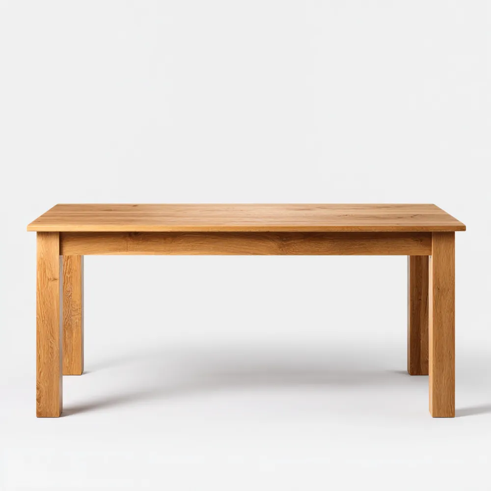 Esstisch Massivholz 180x90x75 cm – Eiche – Klassisches Design