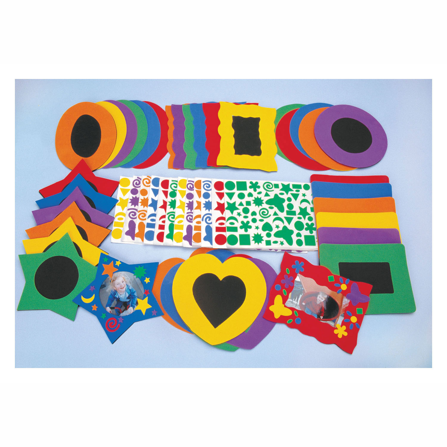 Foam Fotolijstjes met Zelfklevende Foamstickers, 36 stuks