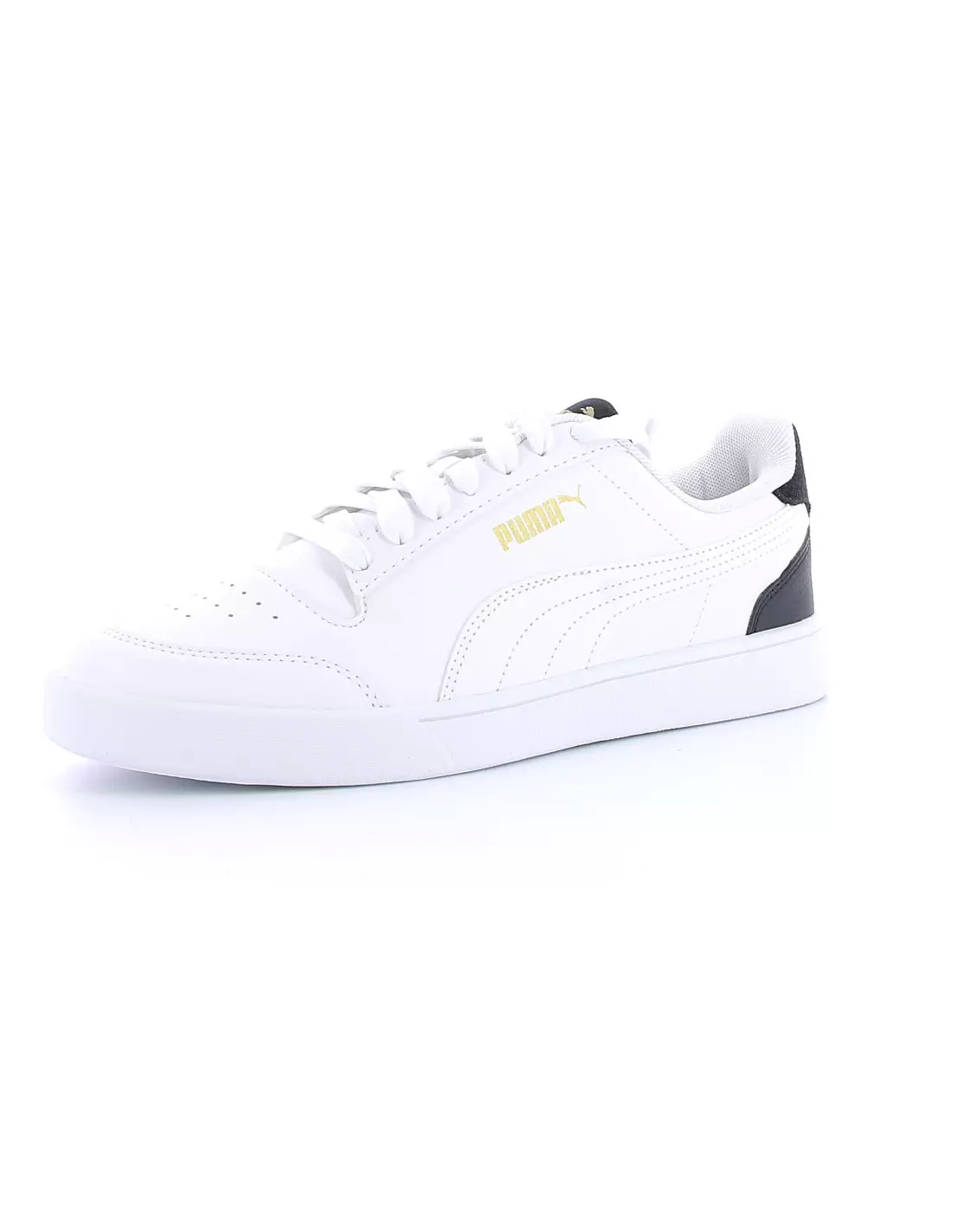PUMA SHUFFLE - Baskets WHT/PEAC