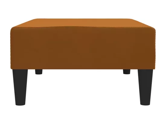 Repose-pied Marron 78x56x32 cm Velours