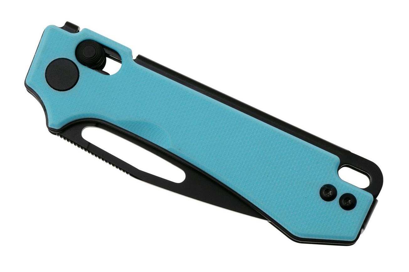 Real Steel Vis 8051BB PVD 12C27, Blue G10, zakmes, Jakub Wieczorkiewicz design