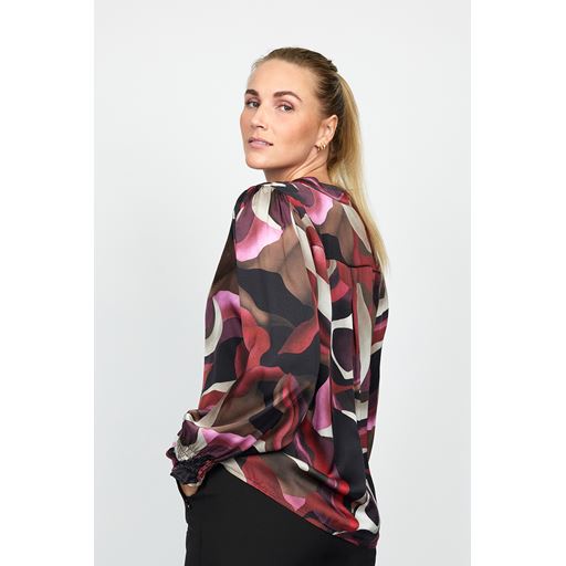 2-Biz Fetana Bluse, Wine, XL