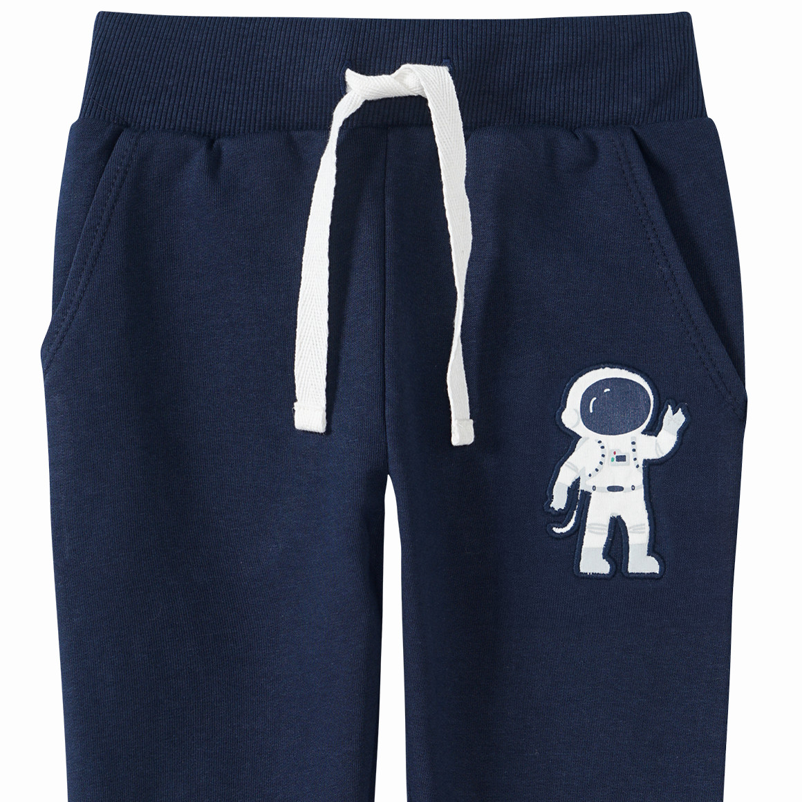 Topolino Jungen Jogginghose mit Astronauten-Stickerei dunkelblau
