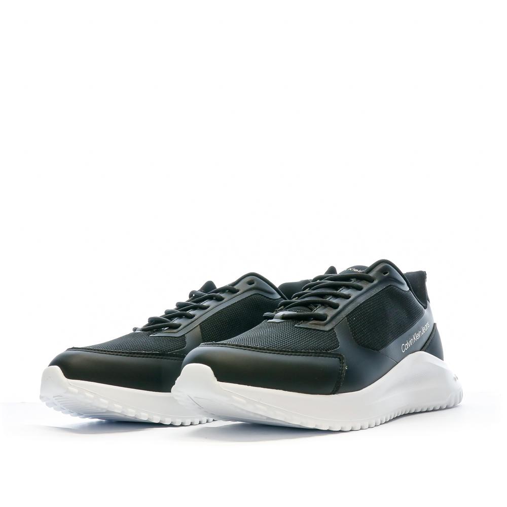 Calvin Klein Jeans Baskets Noir Homme Calvin Klein Jeans Eva Runner Lowlaceup