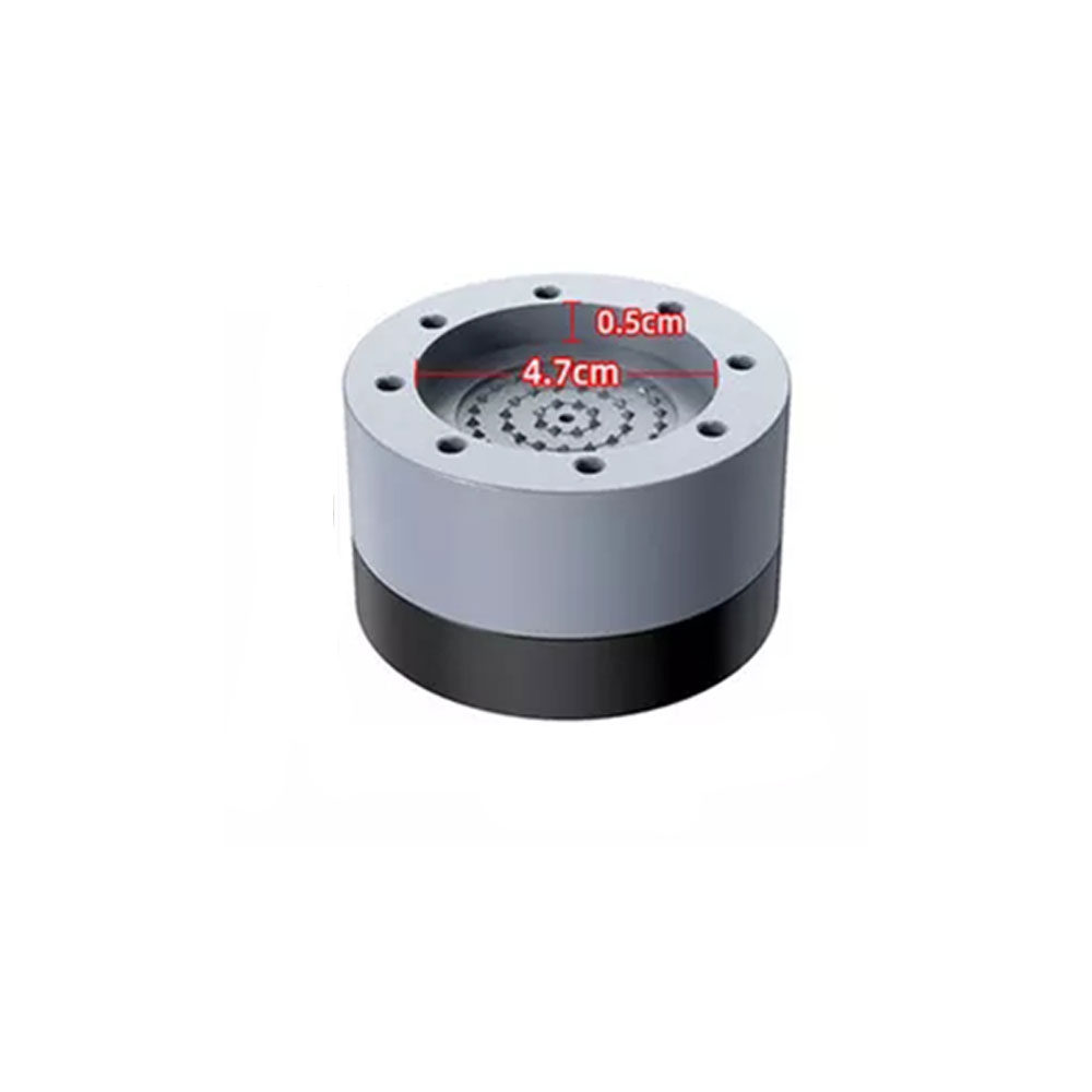 (4er Set) Ø65mm Waschmaschinen Puffer Fuss Polster Vibrationsdämpfer - Grau