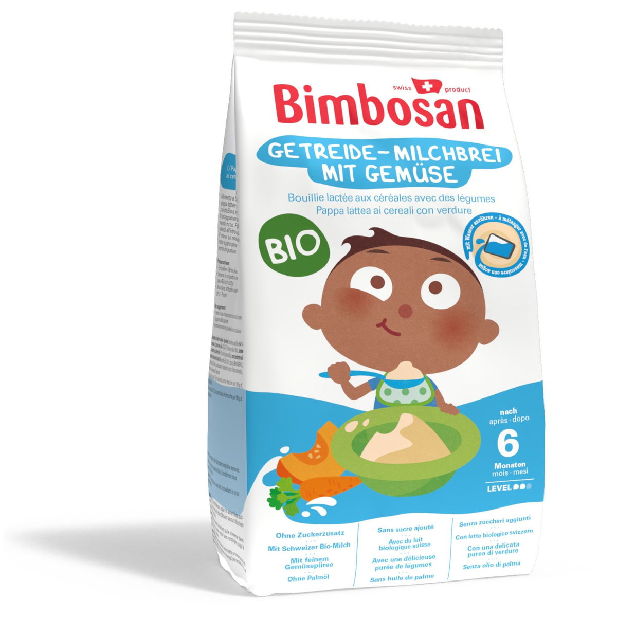 BimbosanBimbosan   Bio Getreide Milchbrei Gemüse