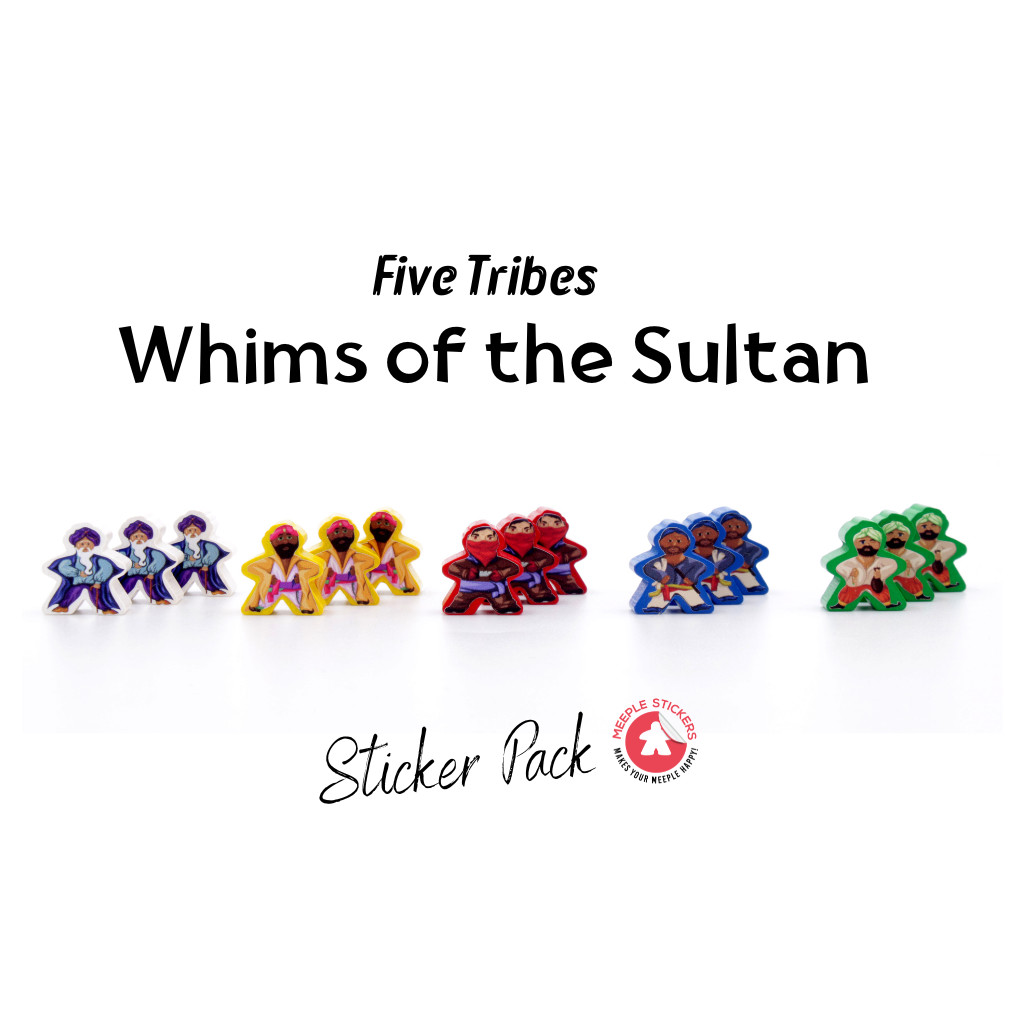 Five Tribes - Les Caprices du Sultan - Set d'autocollants