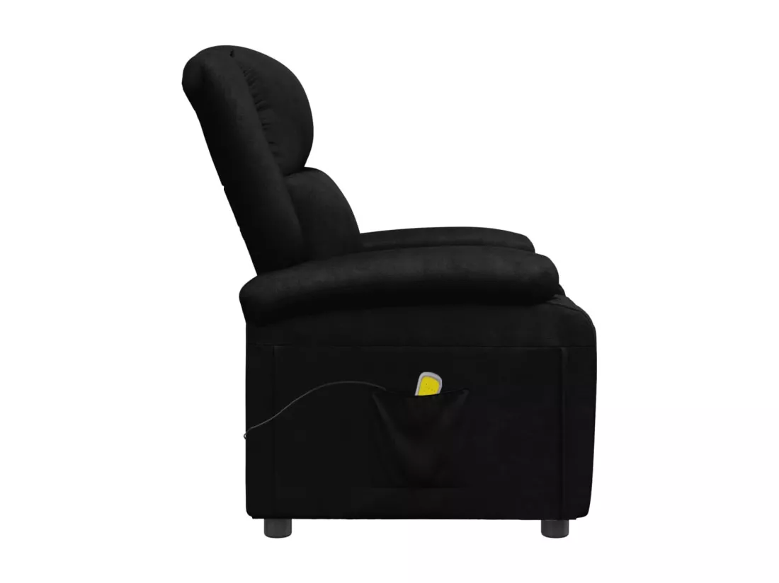 Fauteuil de massage Noir Similicuir