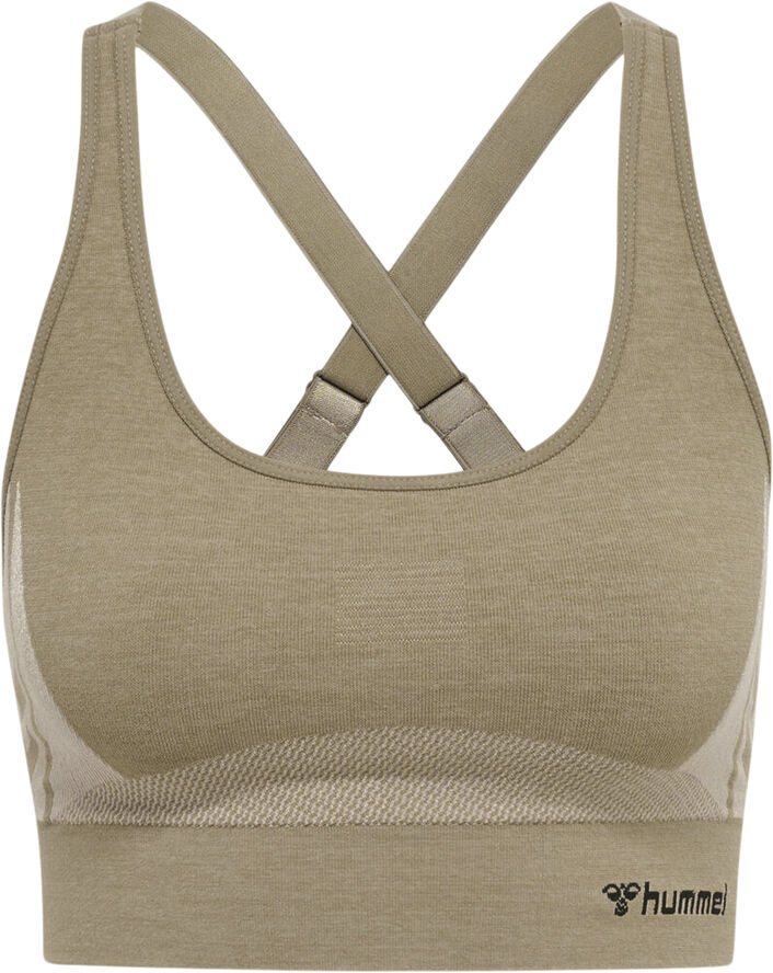 Hummel Clea Seamless sports bh Brun