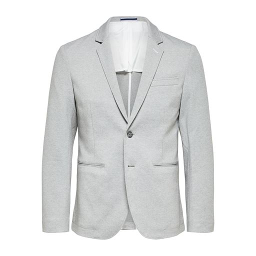 Selected Homme Raff Slim Blazer, Light Grey Melange, 50