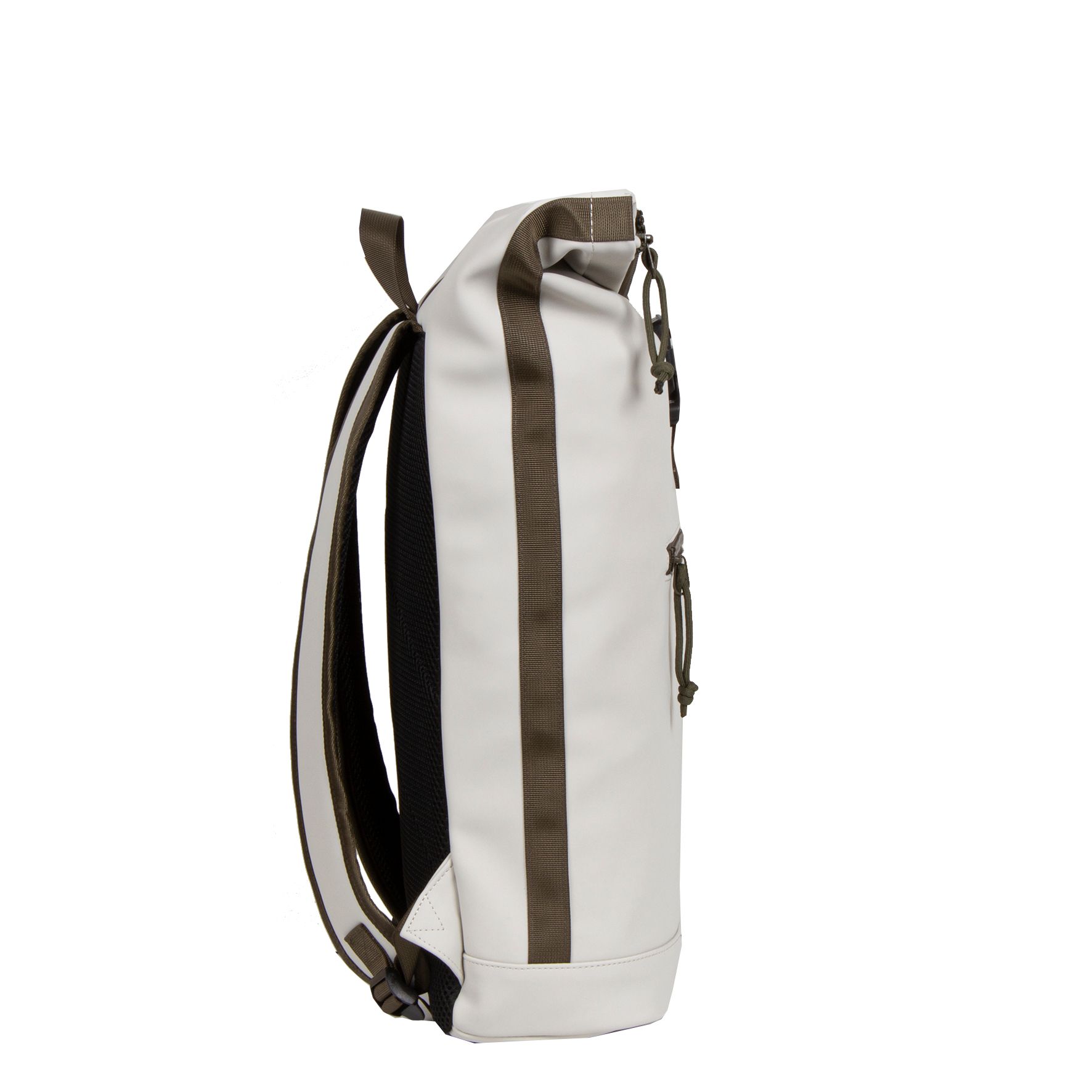 New Rebels Tim New York Rolltop Backpack Beige/ Olive