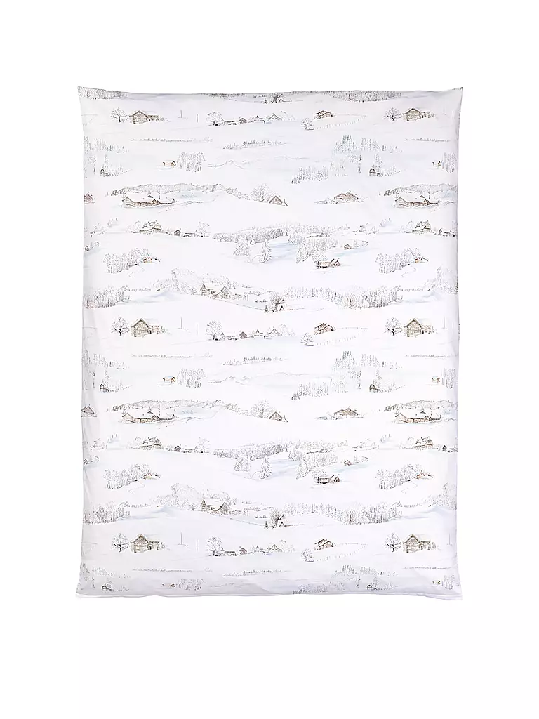 CHRISTIAN FISCHBACHER Satin-Deckenbezug WHITE SEASONS 140x200cm Weiss weiss