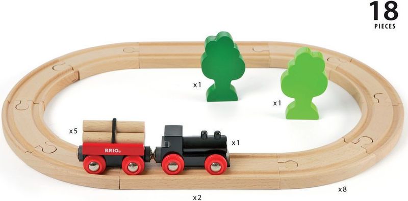 BRIO Startset Bos Trein 33042 - Treinbaan