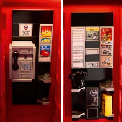 LEGO Ideas 21347 Rød telefonkiosk i London