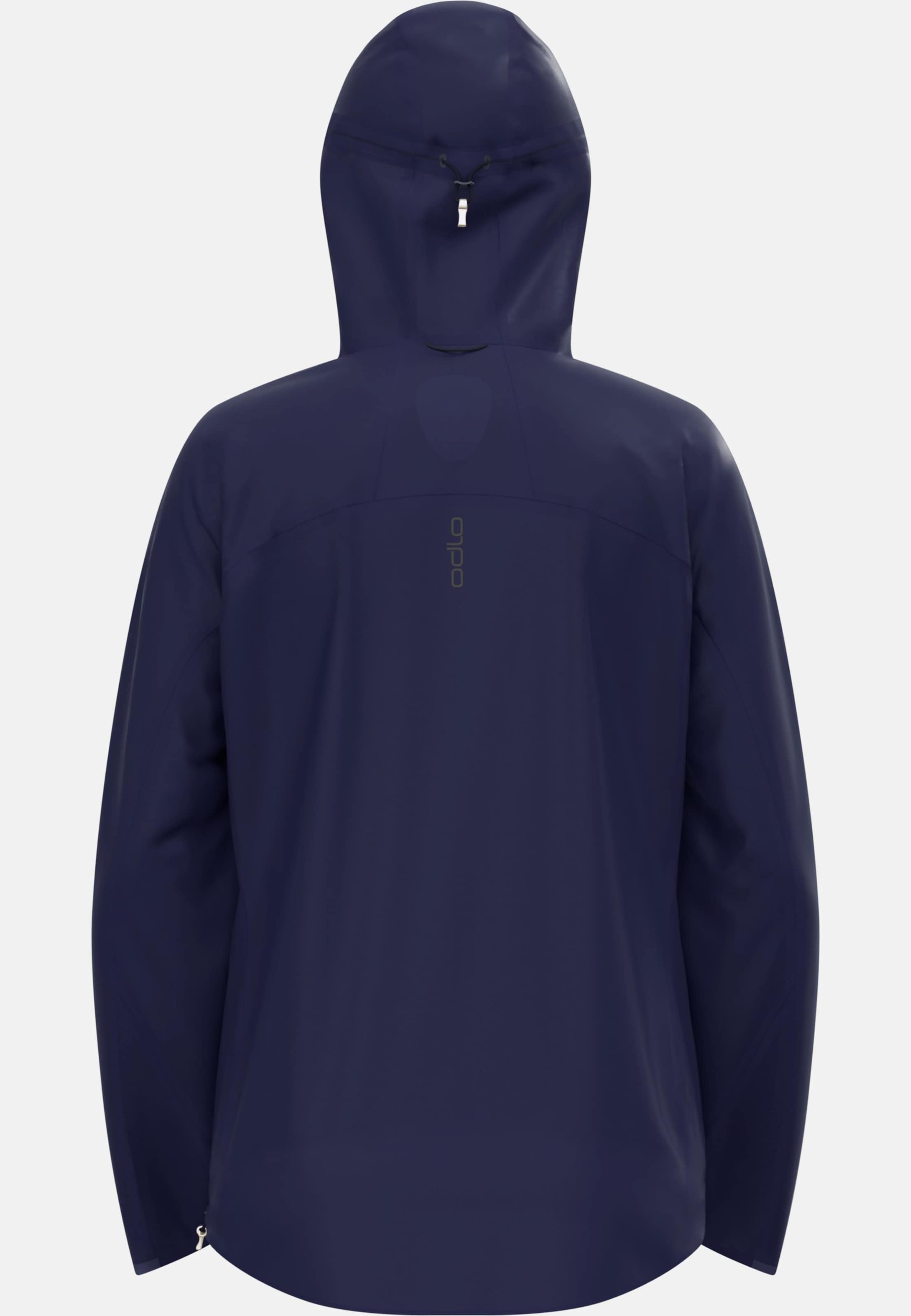 Wasserdichte Zeroweight Dual Dry Performance Knit Laufjacke in eclipse