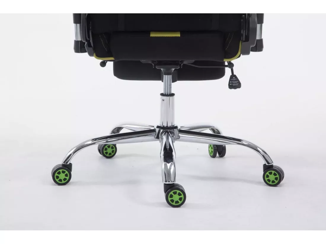 Chaise de bureau - Tissu - Noir / Vert - Limit