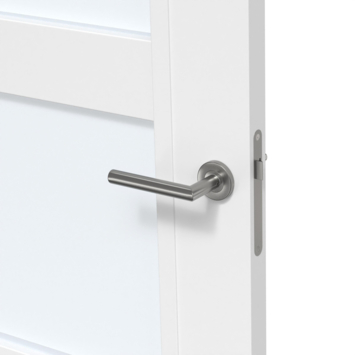 Arne & Bodil binnendeur ABB102 satijnglas - wit afgelakt - glaslat wit