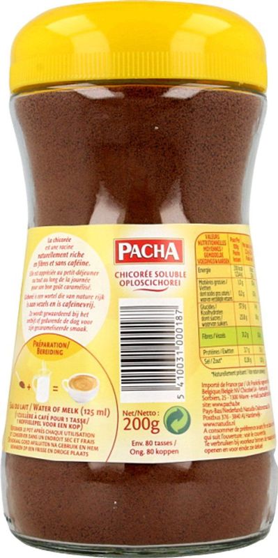 Pacha Instant Koffie Bruin 200g