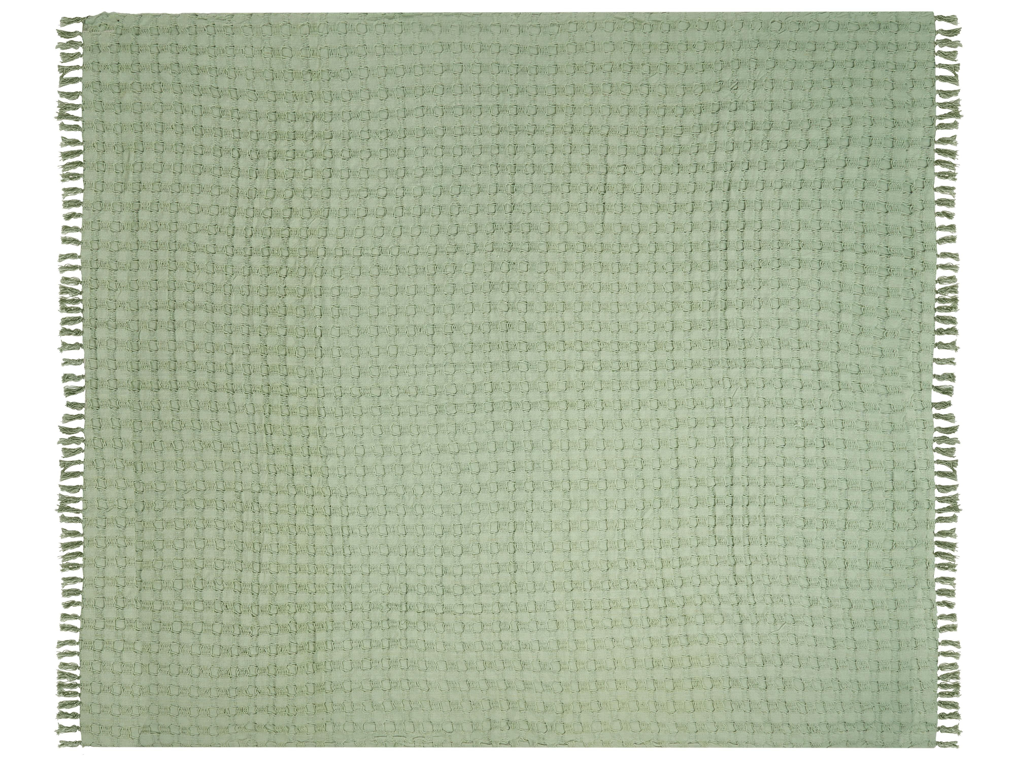 Sprei BERE Katoen 220 x 240 cm Groen