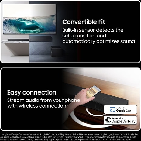 Samsung HW-QS710F 3.1.2 Atmos Soundbar
