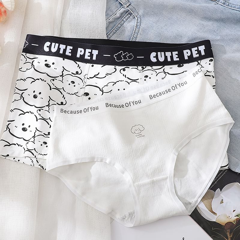 Pancherry - Koppelset: Hondenprint slipje + boxershort